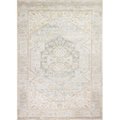 Bashian Bashian C189-GY-9X12-CR402 8 ft. 6 in. x 11 ft. 6 in. Corsica Collection Bohemian Polyester Power Loom Area Rug; Grey C189-GY-9X12-CR402